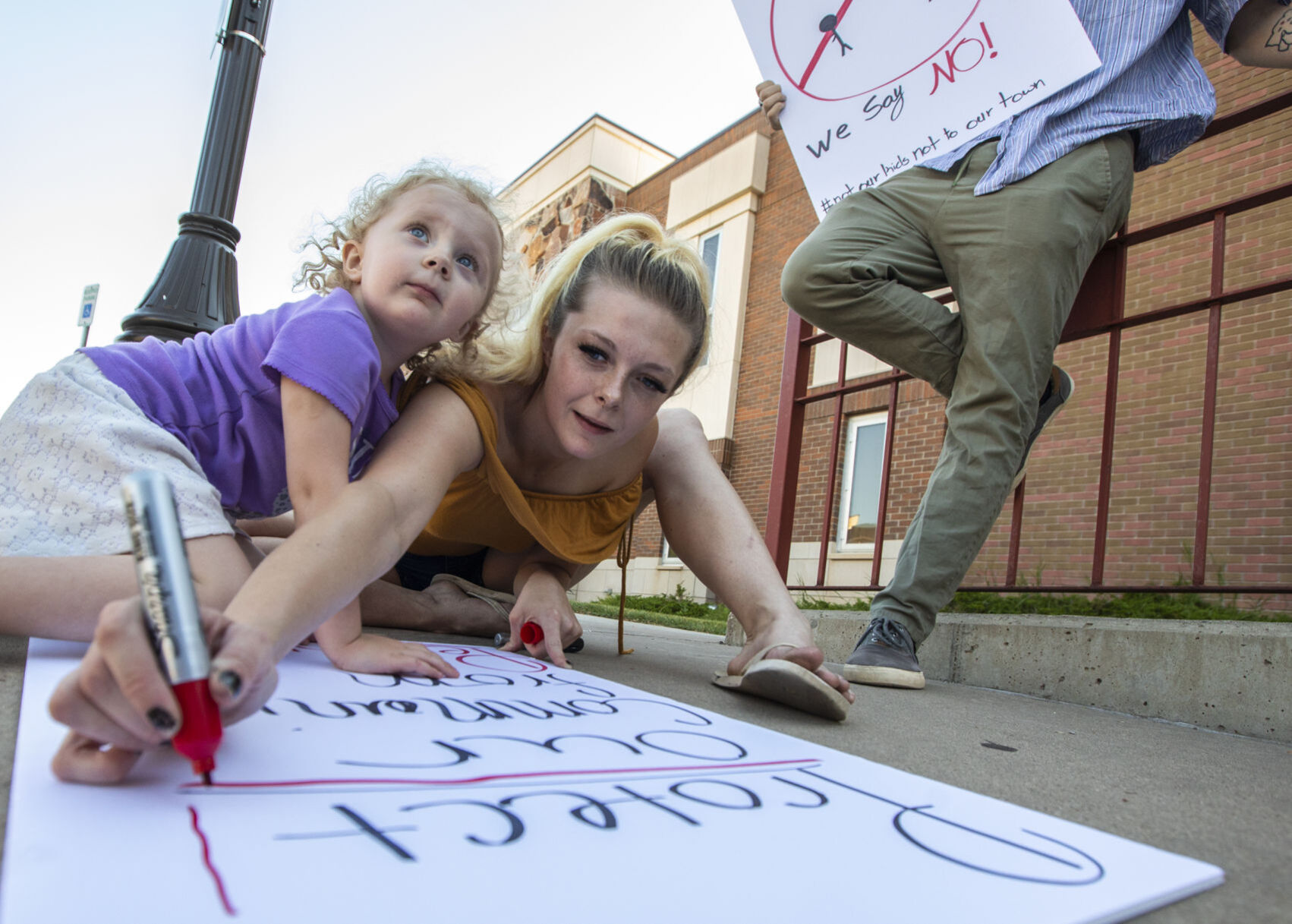 Pedophilia protest